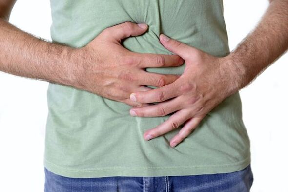 Dor abdominal por parasitos
