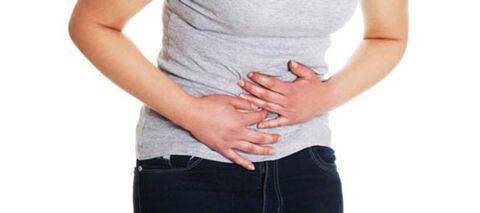 Dor abdominal por parasitos